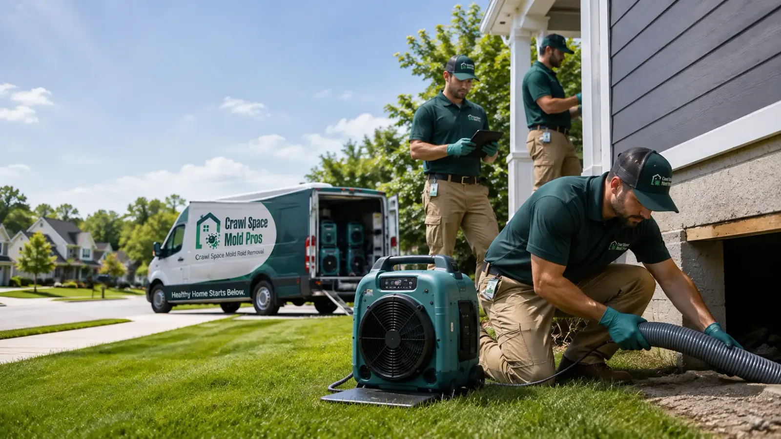 Crawl Space Mold Removal in Verona, IL